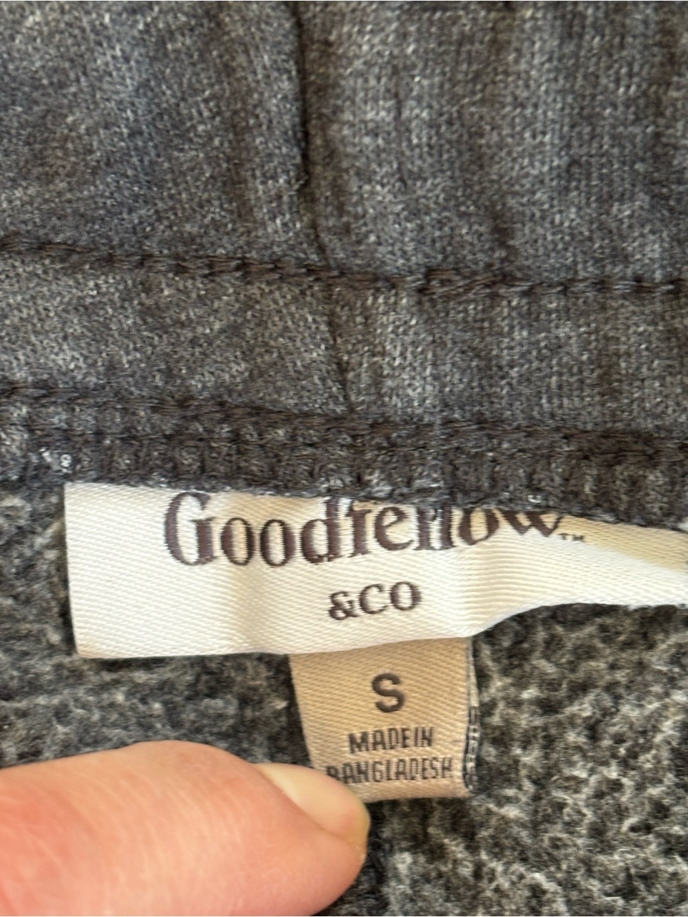 Goodfellow & Co Gray Sweat Shorts Drawstring Lounge Athletic Small - Picture 5 of 6